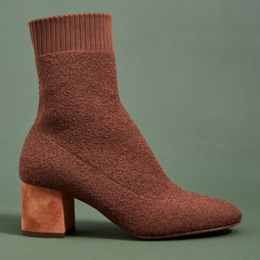 Anthropologie brown sock boots Fabio Rusconi